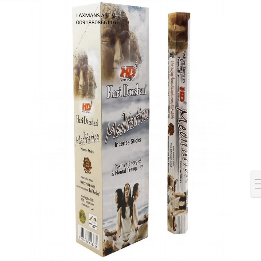 Meditation HD Incense Sticks Perfumed Hand Rolled Hexagonal Wholesale Supplier From India