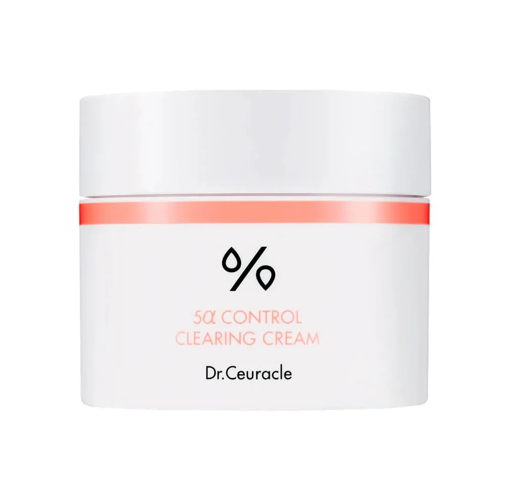 Dr.Ceuracle Hyaluronic Acid Cream Wholesale Face Cream That Controlling Excess Sebum 5Alpha Control Clearing Cream 50g