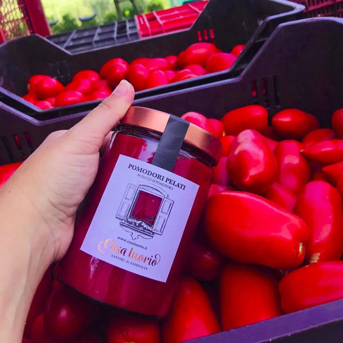 Italian high quality whole peeled tomatoes in tomato juice for pasta and meat