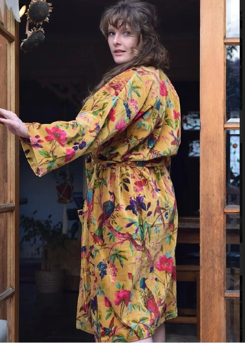 2023 Fashion New Print Boho Vacation Wear Kimono Available in Different Sizes and Color from Indian Exporter
