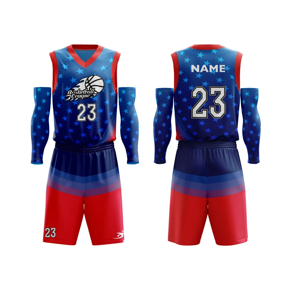 2022 New Design Basketball Uniform Black And Orange Basketball Jersey Sport Wear Basketball For children