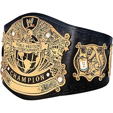 World wrestling heavyweight wwf championship belt made with high quality leather custom thickness brass 3mm plates