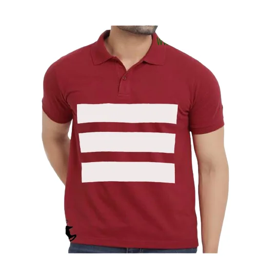 Newly Design Color Combination T-Shirt OEM Polo Custom Design Pique Polo USA Flag Printed Polo T-Shirt Low Prices