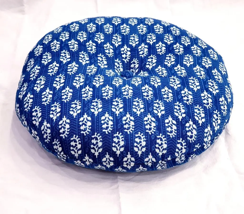 modern designer Ottoman Comfortable setting Pouf Ethnic Round Plouffe Floor Footstool Pouf