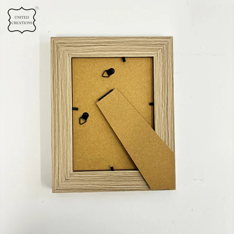 Customized multi size MDF gold square photo frame Wooden Photo Frame