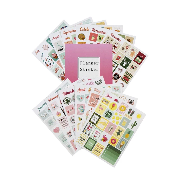 Popular cup happy onion sticker light keys phone cute promotional decorative thank you stickers with logo for small business