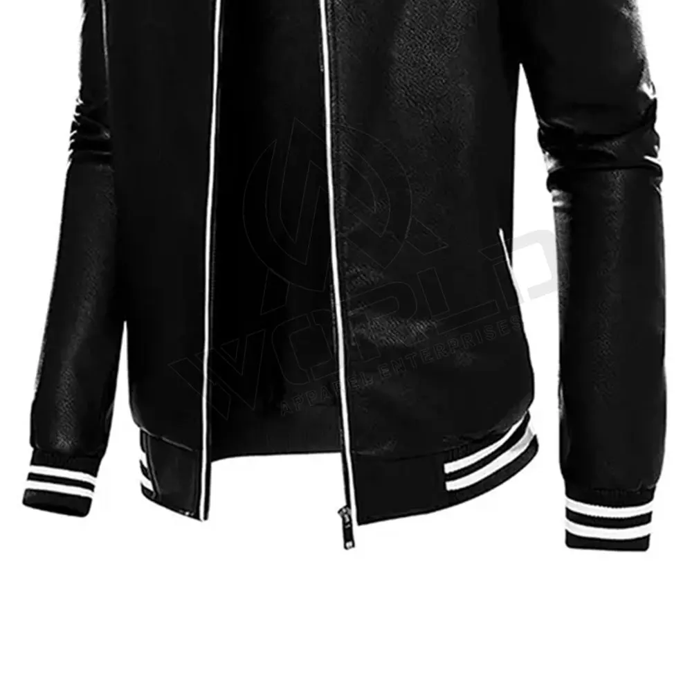 Custom Chain Embroidery Bomber Flight Baseball Jacket Outdoor Sport Wholesale Lettermen Jacket For Sale