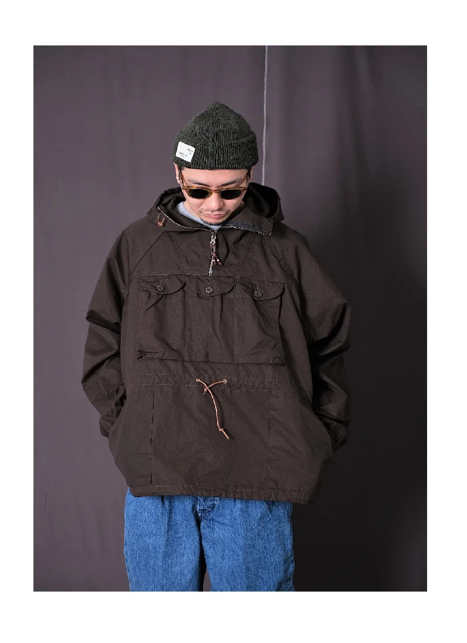 Японская мягкая ветровка большого размера для