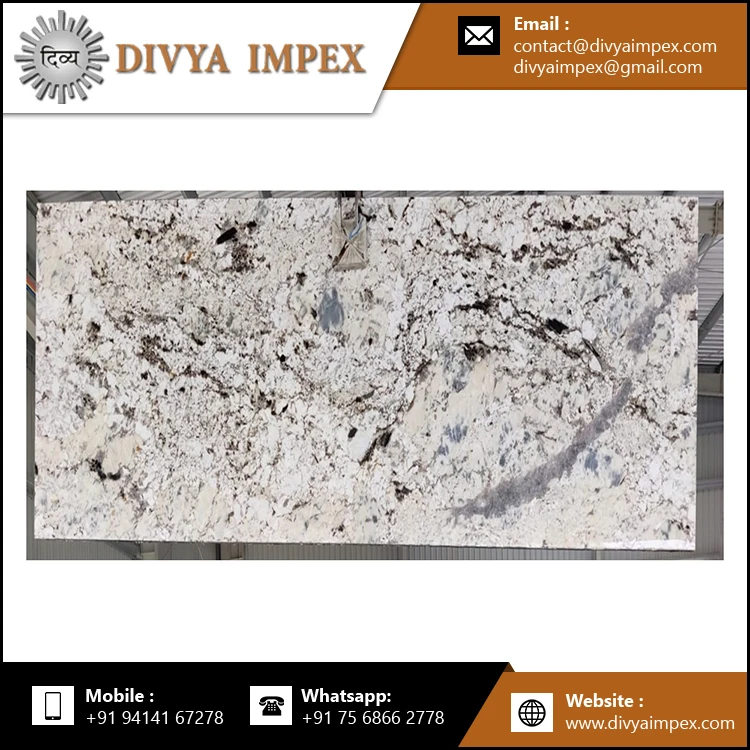 Attractive Modern Design Hotel Decorative Copenhagen White Granite Marble Indian Wholesale Manufacturer
