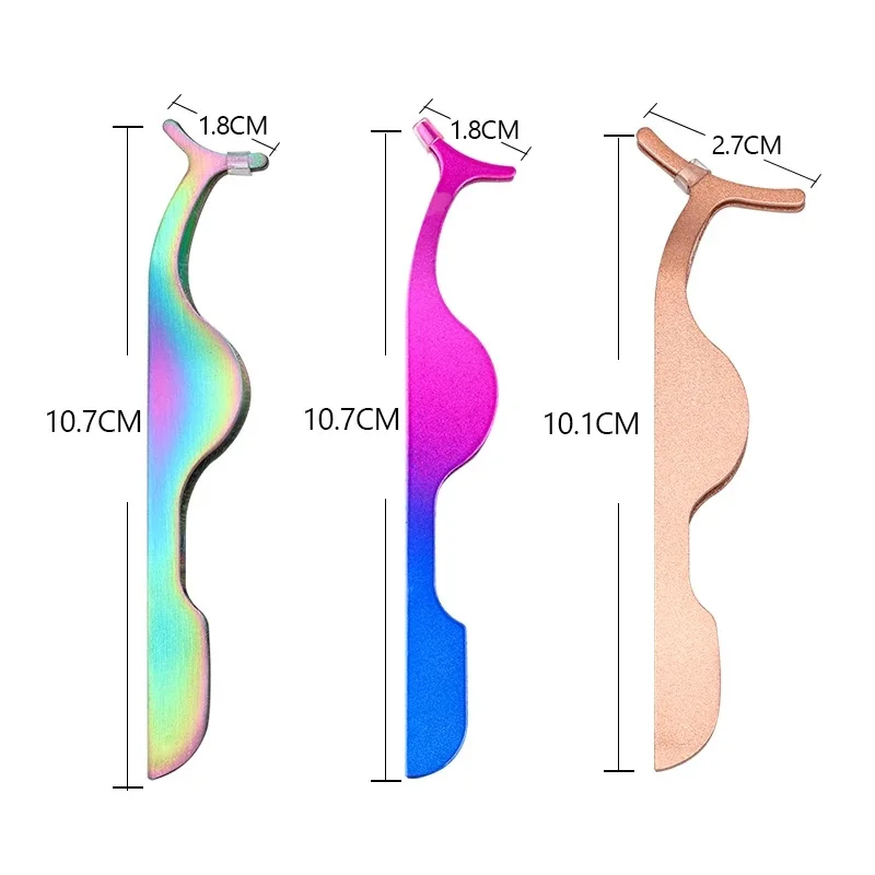New Design Tweezers Clip Eyelash Applicator False Eyelash Auxiliary Makeup Tool Eyelash Tweezer For Lash Extension