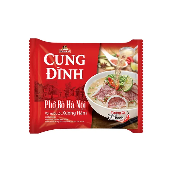 ACECOOK Rice Noodle Vietnamese Dried Noodle Instant Food Noodles Original with 0% Trans Fat & Cholesterol