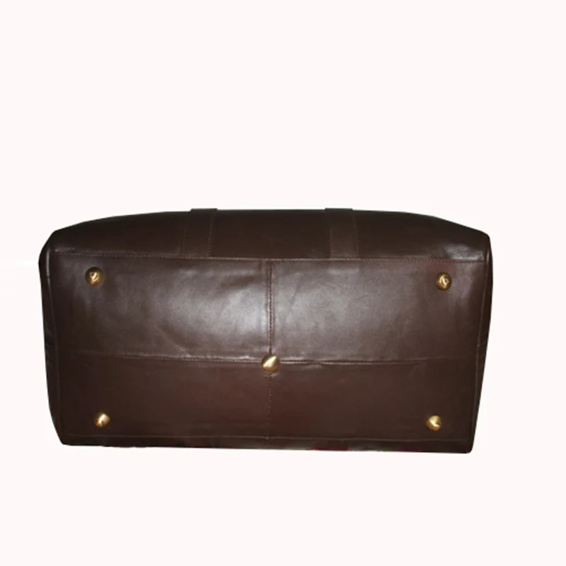 Premium Quality Best Price Custom Made Leather Duffle Bag For Sale / New Design Comfortable Leather Duffle Bag