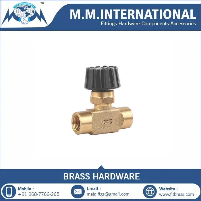 Latest Design Brass Hose Needle Valve for LPG Supply Available at Wholesale Price from India Supplier