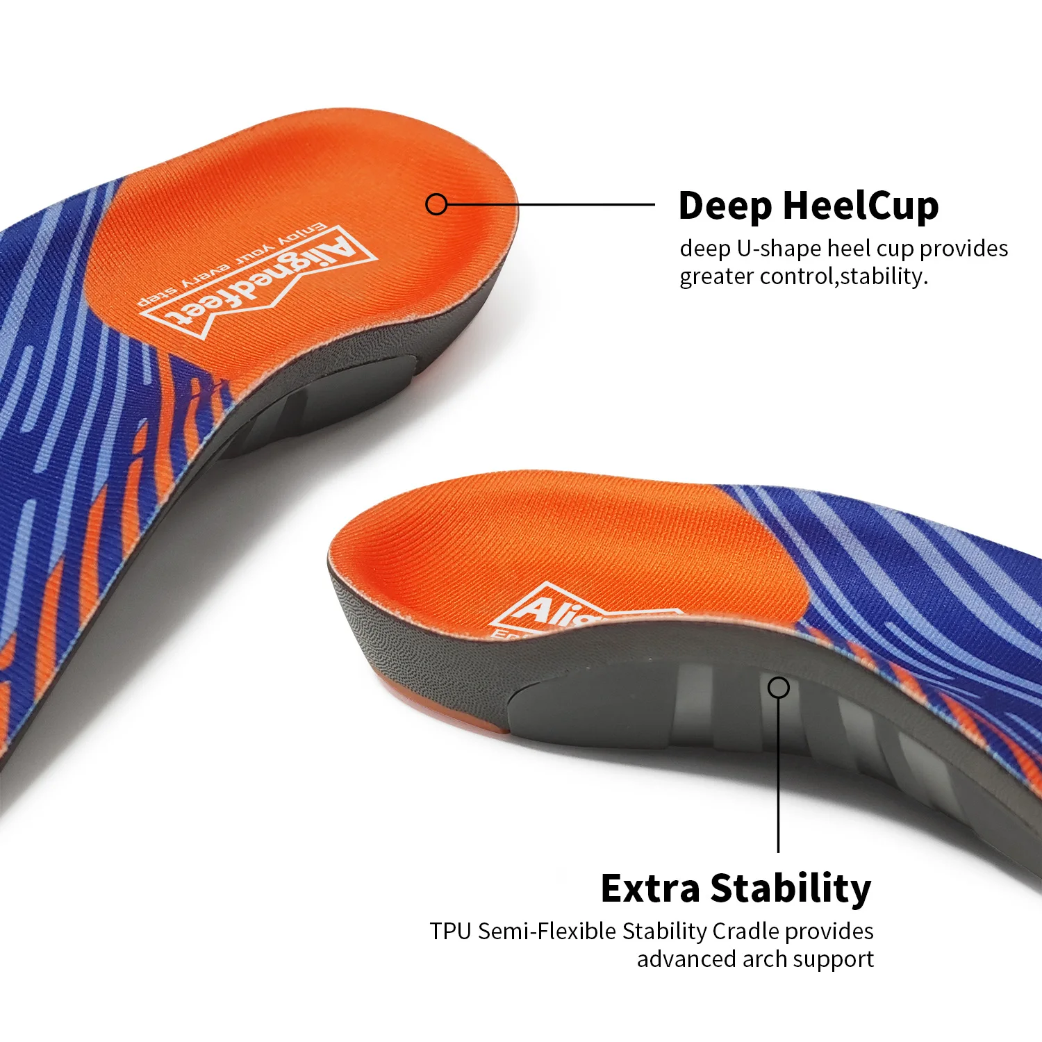 Over Pronation Corrective Good Feet High Arch Support Work Boot Shoe Insert For Flat Feet