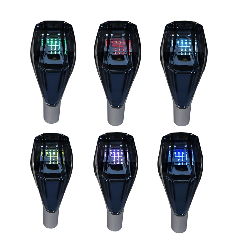 Crystal Shift knobs Touch Activated Ultra LED Light Illuminated Gear Knob Fits for Most Cars NO Button Operated Shifter