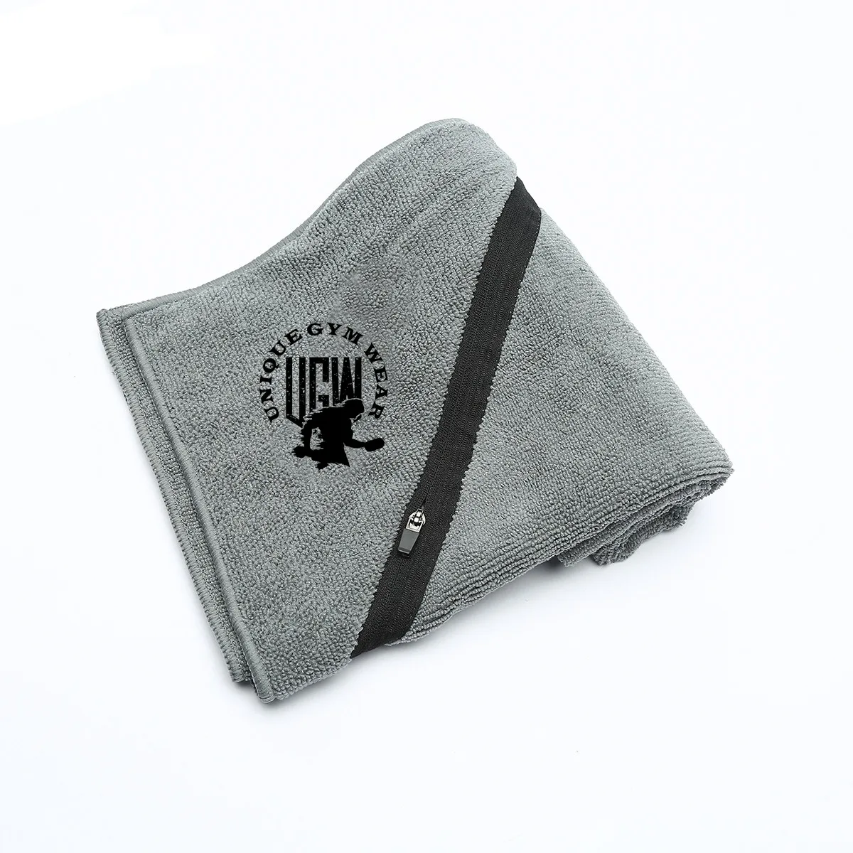 Top Quality OEM Gym Towels Microfiber Custom Microfiber Quick Dry Sports Towel Gym Towel With Zip Pocket