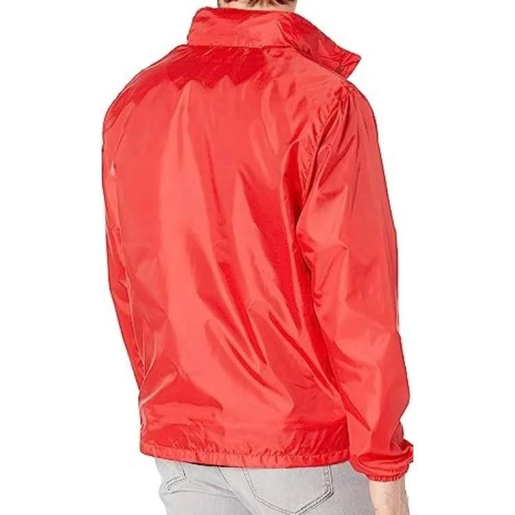 Custom Size Hooded Windbreaker Jacket Polyester Shell Breathable Outdoor Man Spring Jacket windproof rain jacket