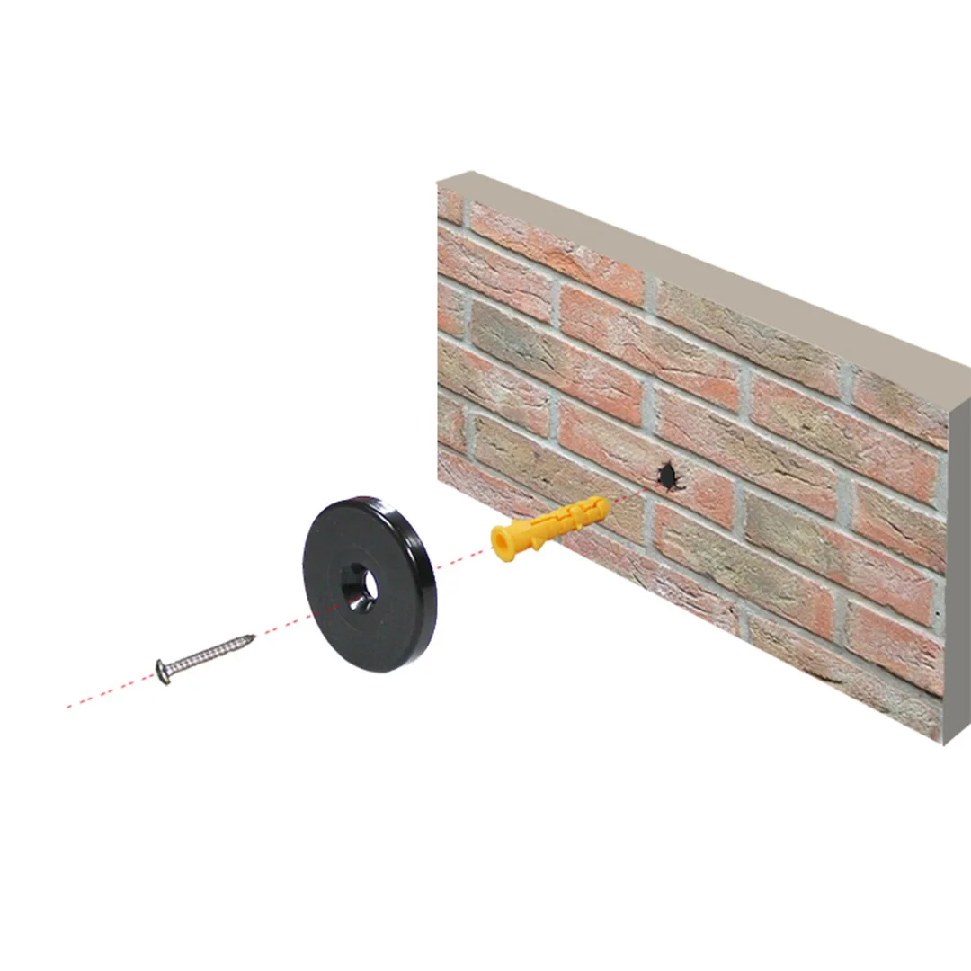 ABS 125Khz Waterproof disc tag 30mm RFID Inductive Tag Token, RFID security guard tour patrol Tag