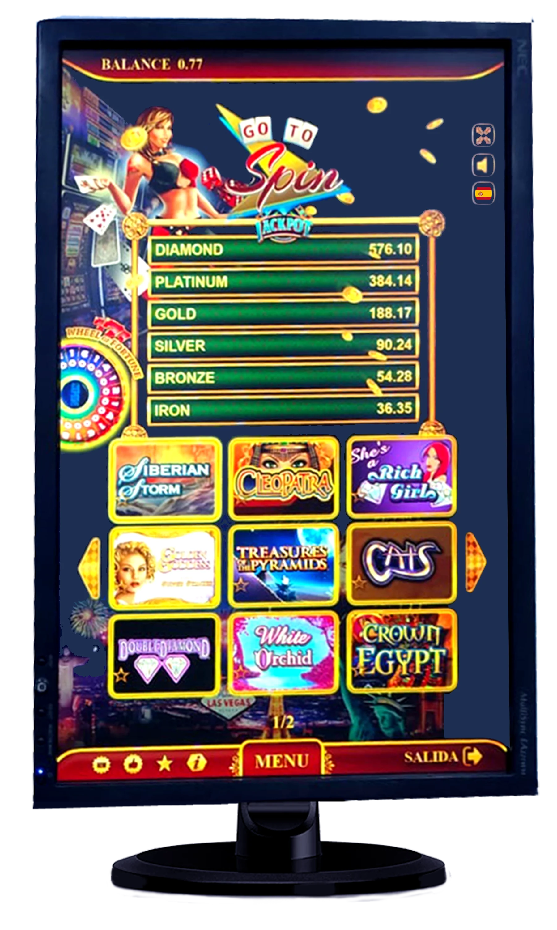 GAMING MACHINE AND TERMINALS Ready to ship ! Northern light Multi Slot Game PC Board Casino Slot