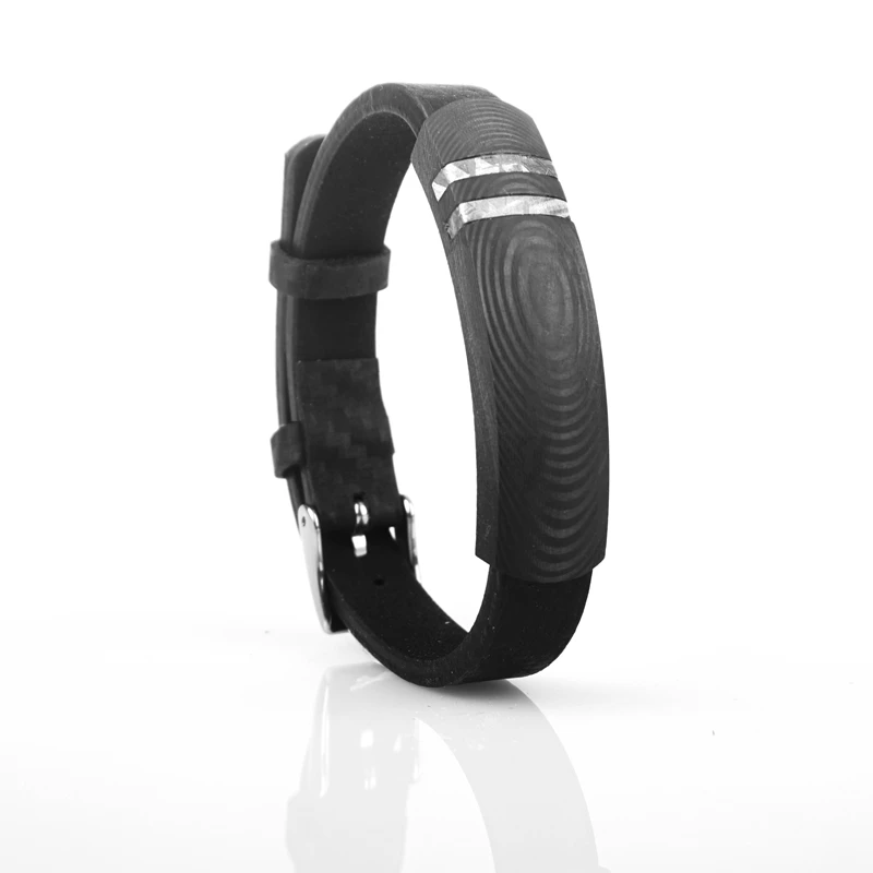 TIZTI Men bracelet Leather For bracelet OEM Vintage Carbon Fiber Fashion jewelry meteorite Bracelets friendship man homme custom