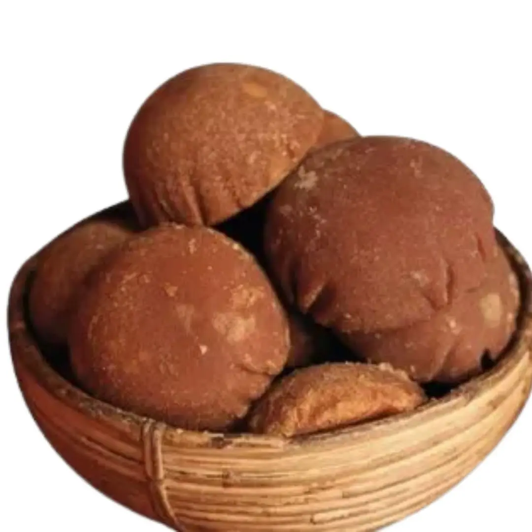 Indian Grade Brown Jaggery Ball  Hot Selling 2022 Organic Brown Jaggery Ball