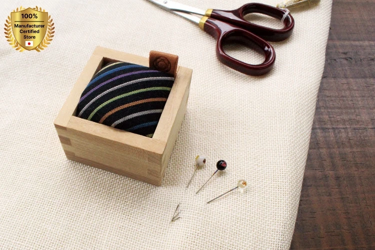 cohana Shippou pin cushion cohana cloisonne waiting pins and Ogura-ori needlepins thread clipper small scissors sewing needles