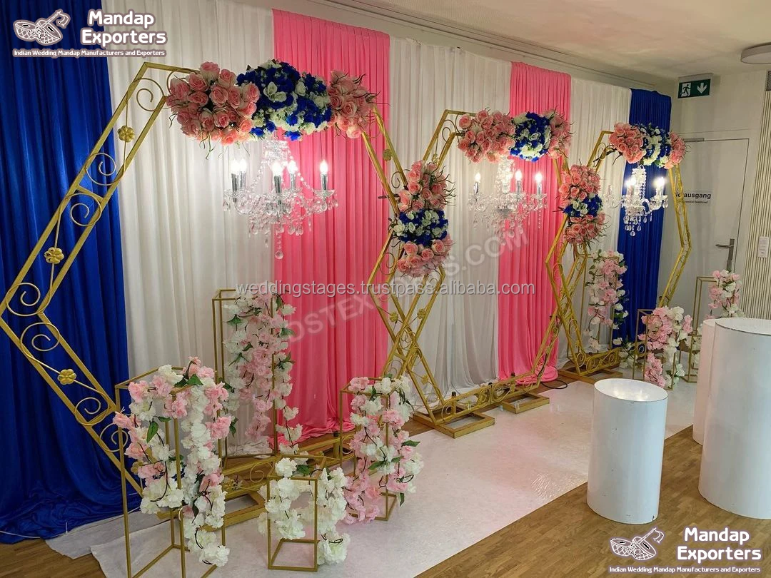 Outdoor Wedding Event Metal Archway Decor Trending Metal Arches For Wedding Stage Back Frames Buy Wedding Stage Metal Frame