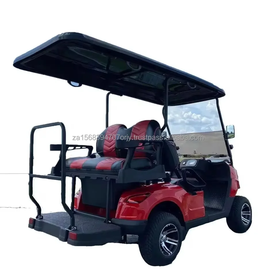 Electric Golf Cart 4 Passengers High Quality Golf Buggy Max Customized Motor Lithium Battery Controller