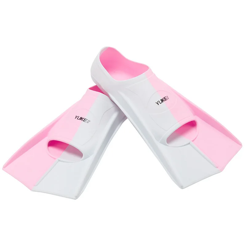 in stock blank logo Print high quality long snorkeling free professional diving swimming fins adult 30-47 silicone swim flipper