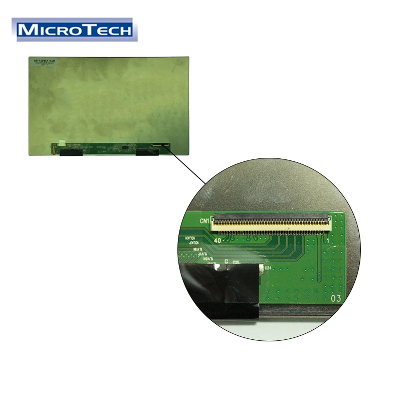 1280*800 40 контактный интерфейс LVDS 10 1 дюймов сенсорный ЖК-экран с ЖК-экраном TFT LCD Жидкокристаллический