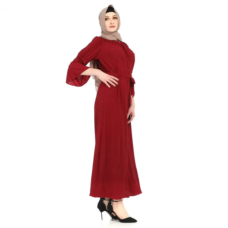 2022 New Muslim Young Ladies Malaysia Arab Islamic One Piece Garment Ramadan Prayer Dress