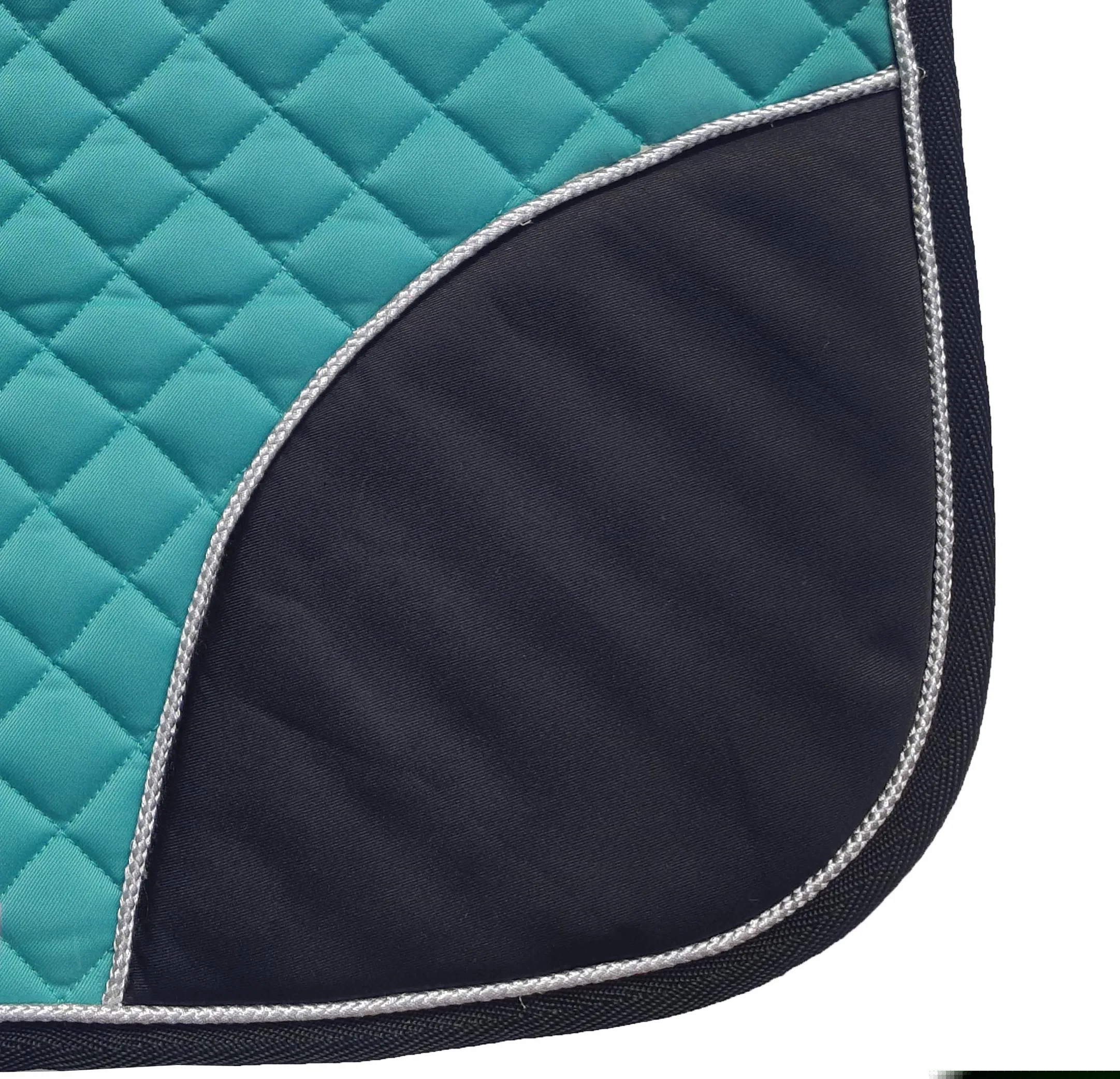 Jumping saddle Pad Made Of Heavy Quality Drill Fabric and High Density Foam With  Rope Decoration smart