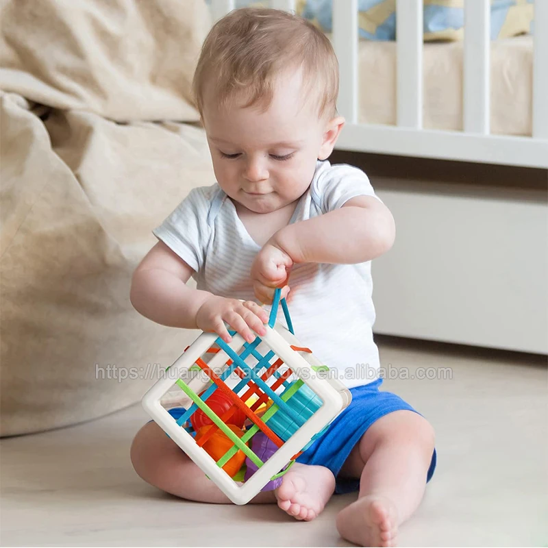 Сортировочные игры HUANGER Brinquedo для раннего развития Монтессори Обучающие сенсорные игрушки сортировщик формы мелкой