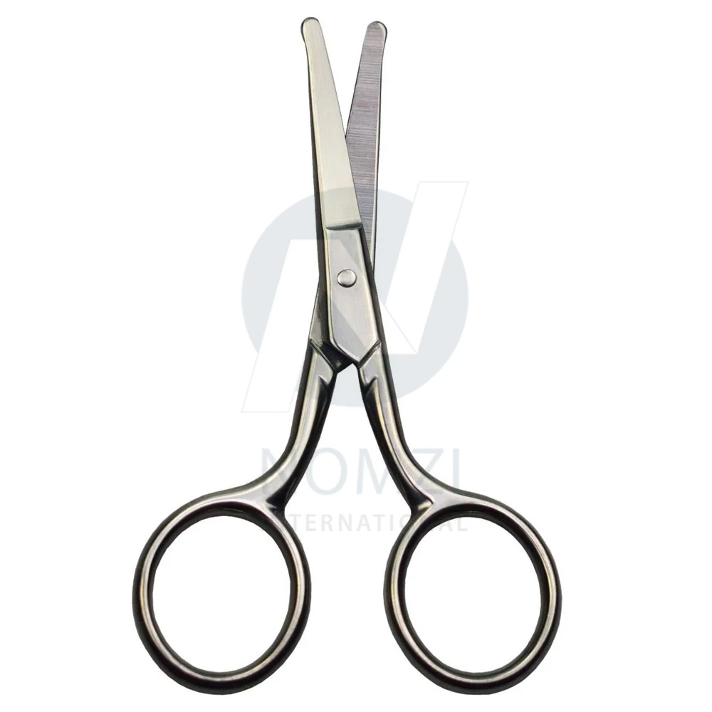 Professional Safety Scissors for Personal Care Facial Hair Removal and Ear Nose Eyebrow Trimming Stainless Steel Scissors