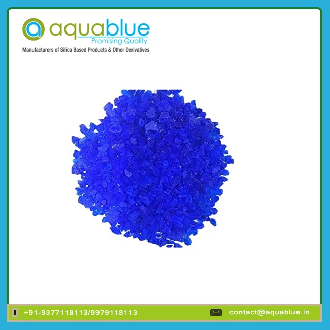 Superior Quality Chemical Auxiliary Agent Indicator Silica Gel Blue Chemical Auxiliary Agent Adsorbent Blue Silica Gel Price