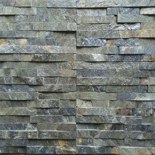 Dark Green Natural Stone Wall Panel Dark Green Stone Tile Wall Cladding Tiles