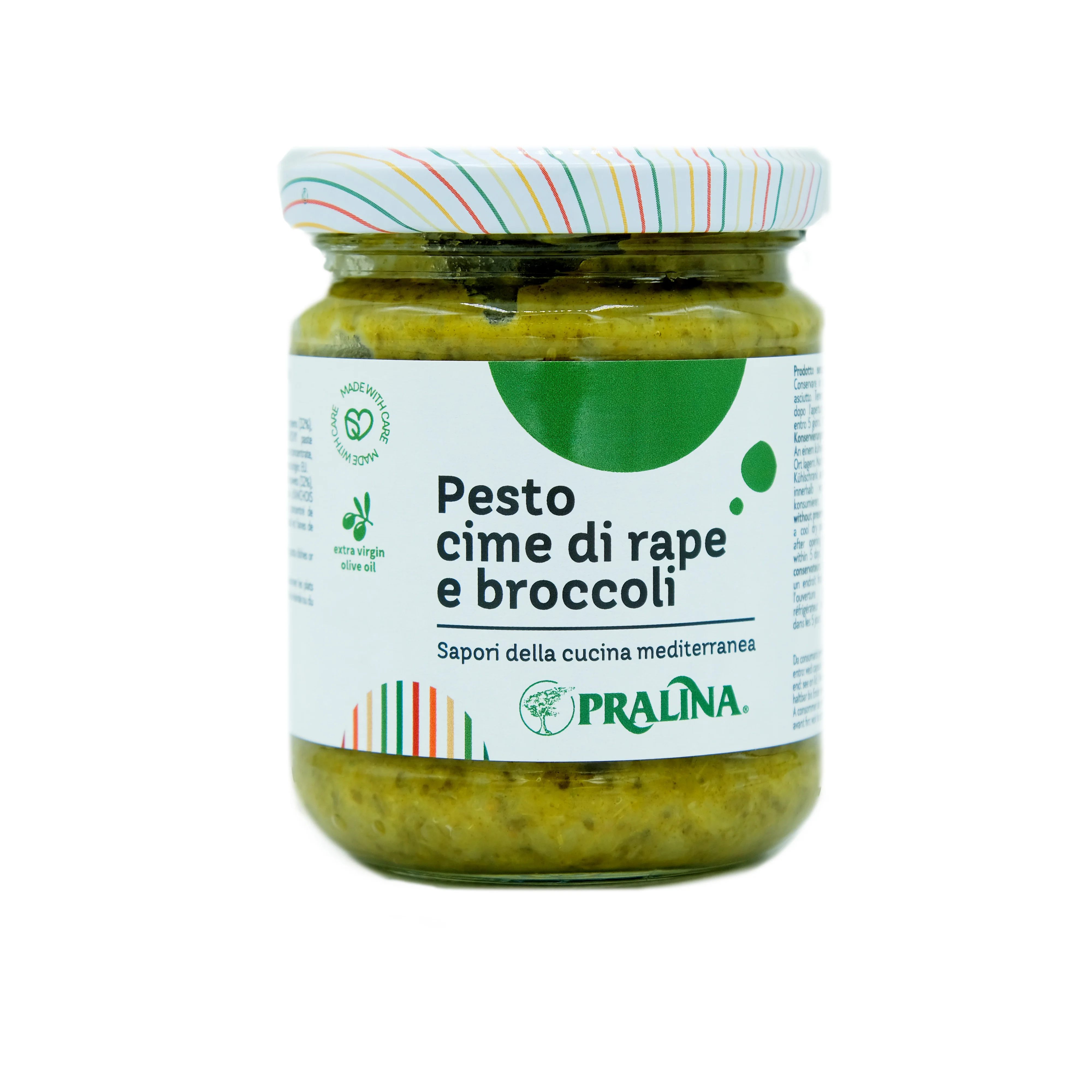 Made in Italy top quality food products turnip tops pesto sauce for pasta meals ready to eat