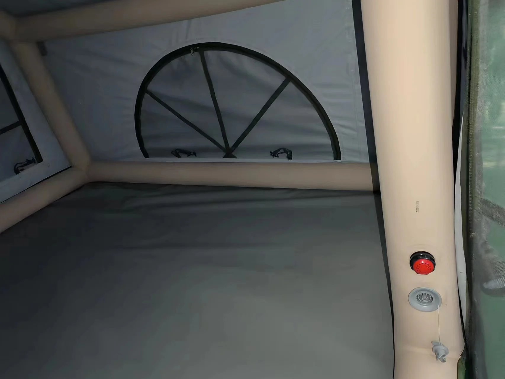 hotsale army green windproof outdoor inflatable camping tent factory price quality guarantee