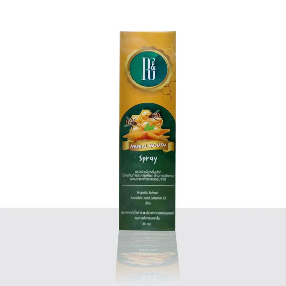 High Quality Herbal Mouth Spray Organic Anti-Inflamatory Ingredients Natural Extract For Refesh Breath Products of Thailand