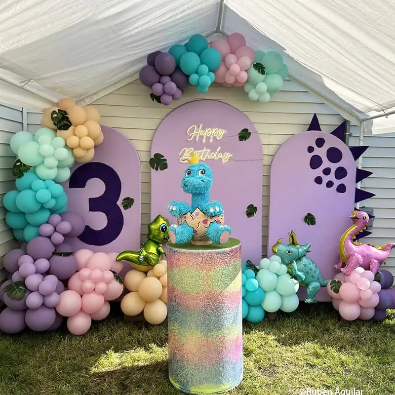 Baby Shower Birthday Wedding Party Aluminum Alloy Arch Backdrop Stand