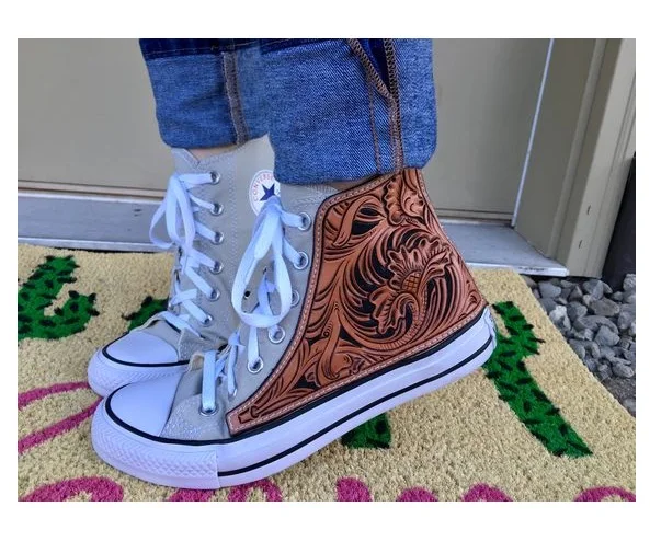 Light Weight Comfortable Customized Hand Made Genuine Leather Designer Trendy High Top Sneaker Unisex At Wholesale Manufacture