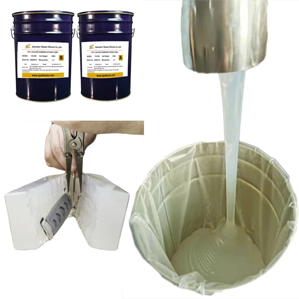 Резиновая силиконовая жидкость для изготовления силиконовых форм