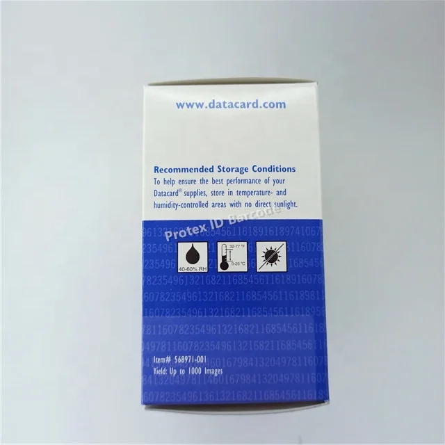 Datacard 568971-001YMCK Ribbon Used For Datacard SR200 SR300 RP90 Retransfer Card Printers