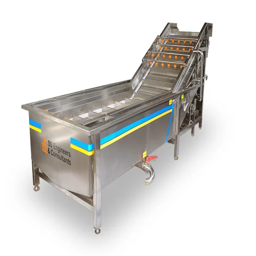 Automatic Commercial Fruit And Vegetable Washing Machine Industrial Vegetable And Fruit Washing Equipment