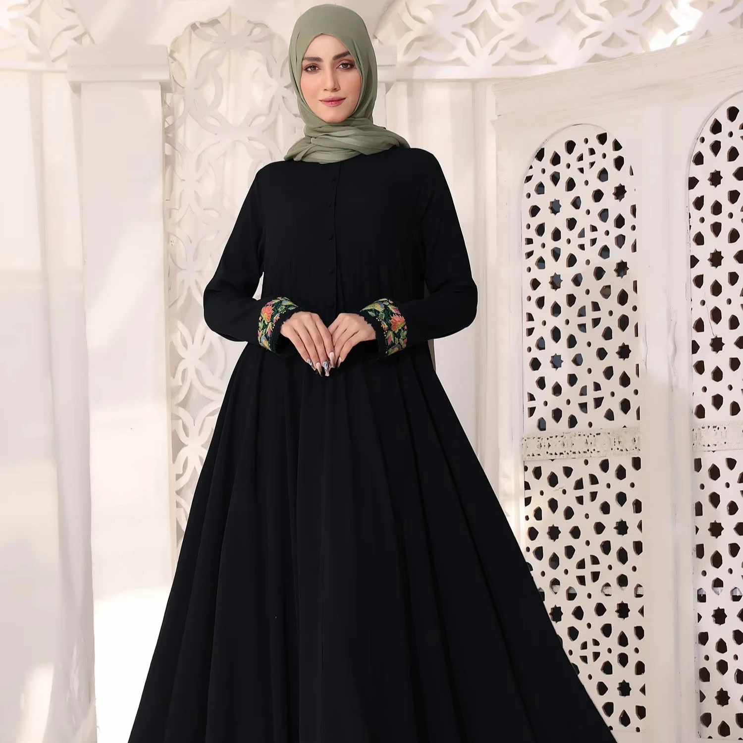 Оптовая продажа, исламское платье Abaya под заказ, дубайское мусульманское женское вечернее абайя, модное лучшее качество, удобное для женщин по индивидуальному заказу