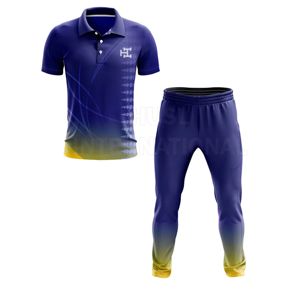 2023 New Custom Design High Quality Men Cricket Uniform Wholesale Price Cricket Uniform For Online Sale