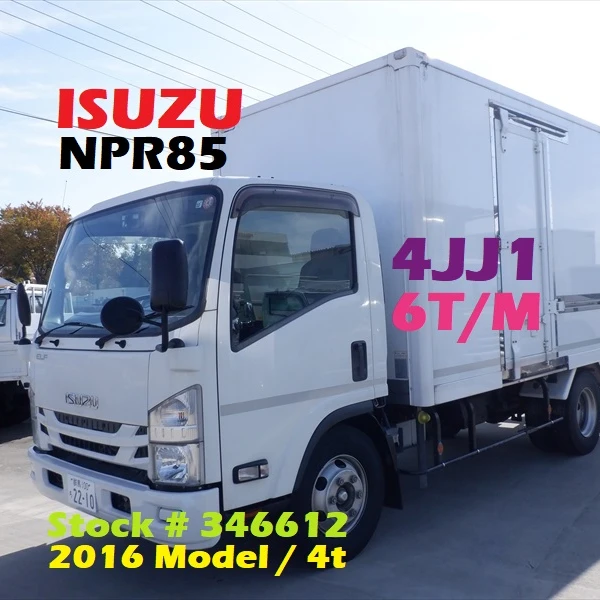 Japanese Used Good Conditioned ELF ISUZU Van Trucks For Sale