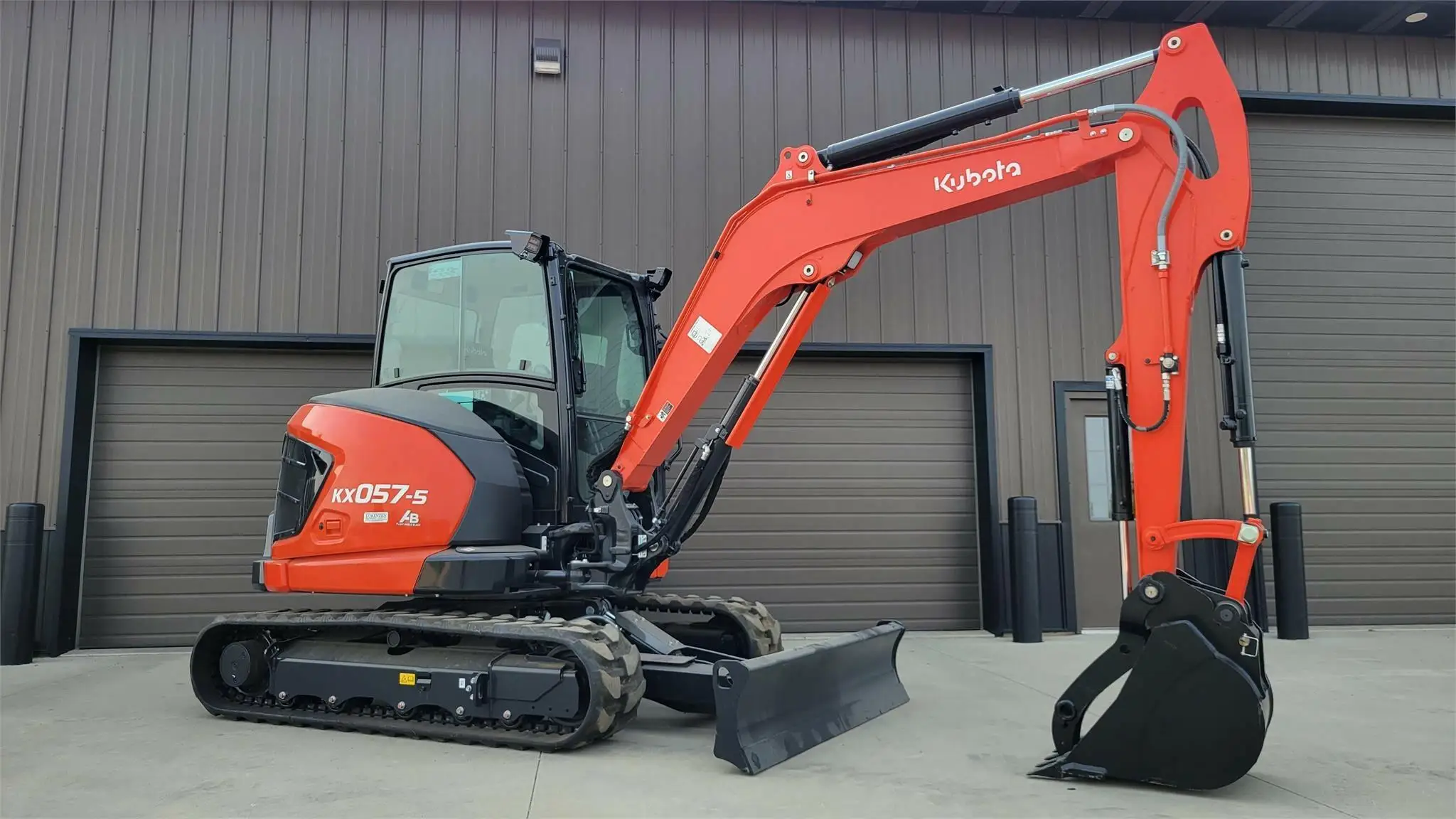 2024 Kubota KX057-5 новый гусеничный экскаватор мощностью 47 л.с. с двигателем гидравлический цилиндр KYB гарантия 1 год