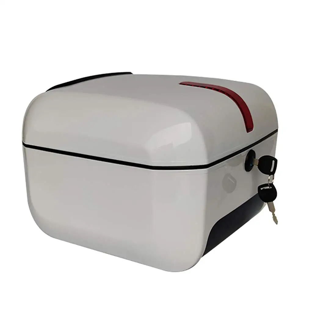 Universal Motorcycle Top Box Motorcycle Scooter Top Box Tail Trunk Luggage Box