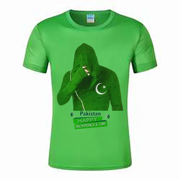 100% Cotton Custom T shirt Manufacturing and Printing Screen printed tee 14 august independence day  shirts Casual T shirts